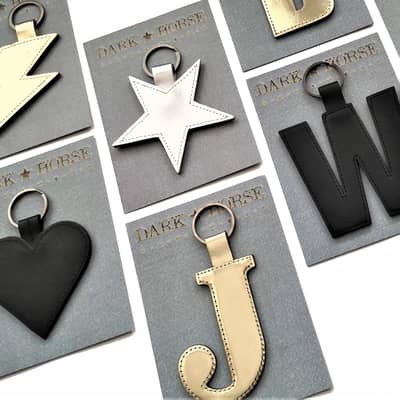 Statement glitter Initial sticker