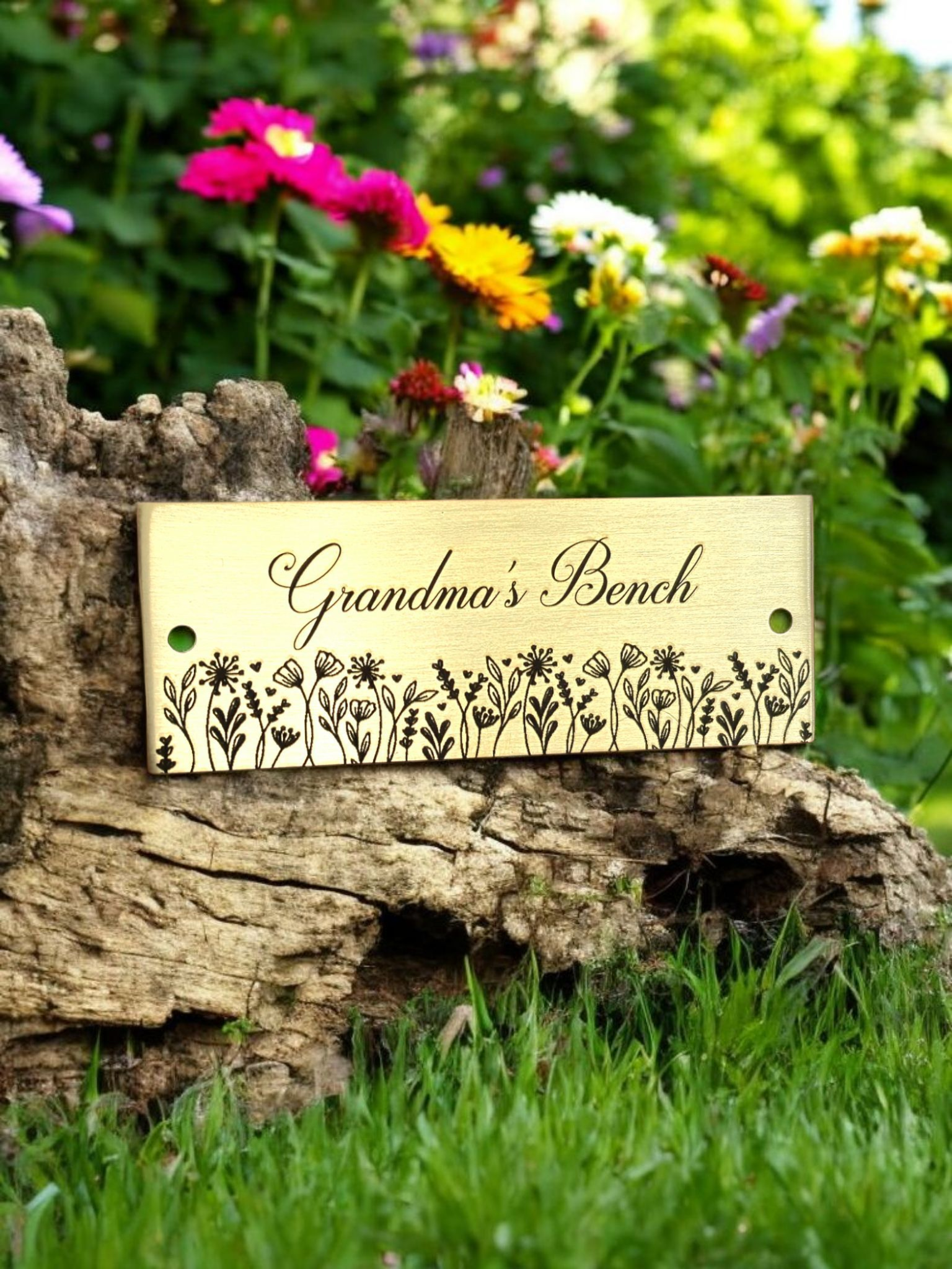 personalised bespoke plaques.