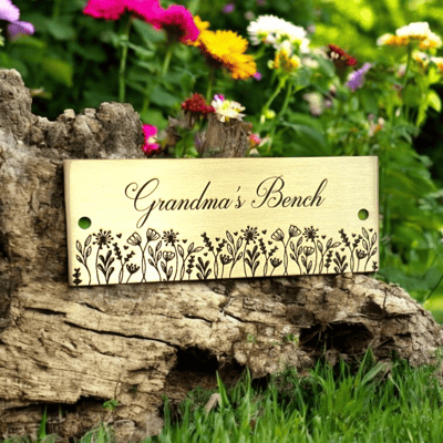 personalised bespoke plaques.