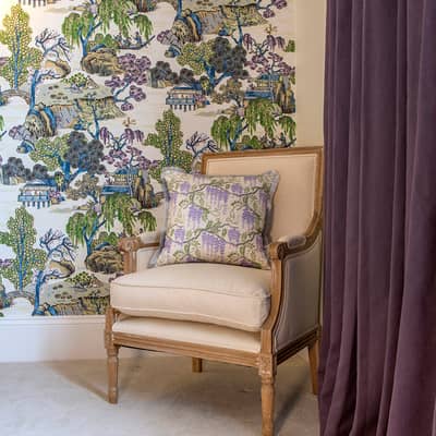 Wisteria cushion