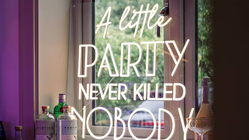 Dream big little one neon sign