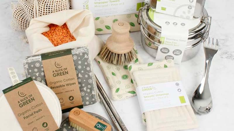 A Slice of Green Home, Kitchen & Wellbeing Products.