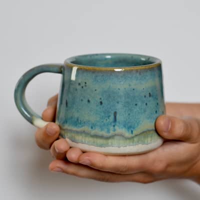 Mug in Lagoon Glaze