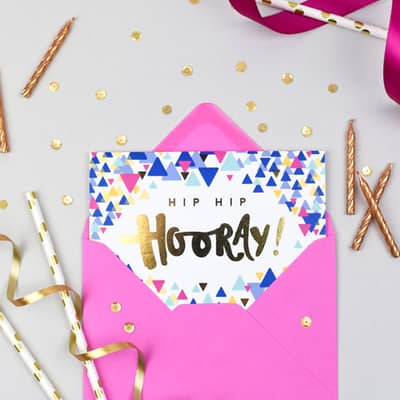 Jane Katherine Houghton Gold Foil Confetti Greeting Cards