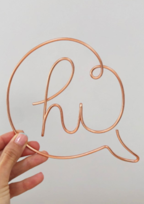 'Hi' Speech Bubble