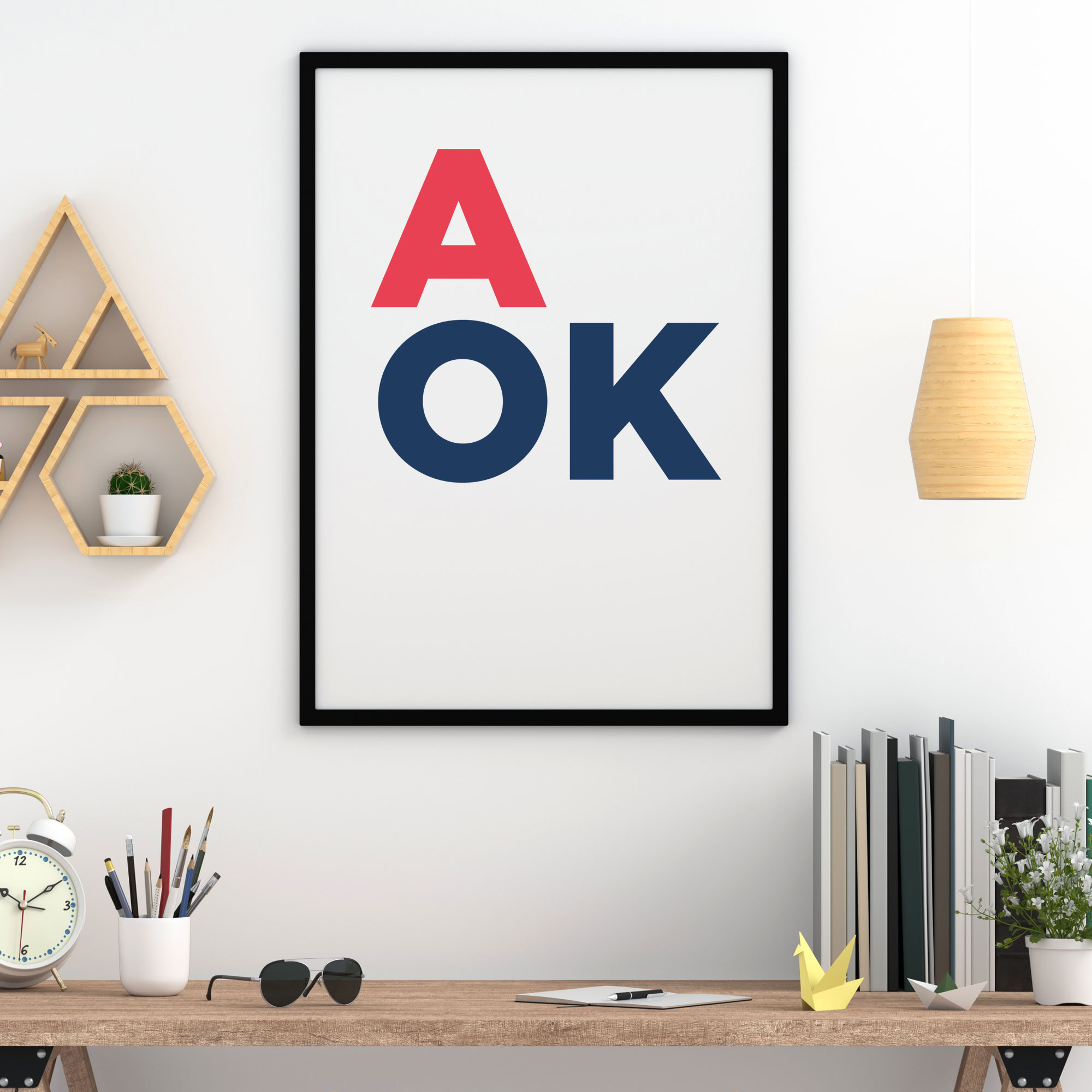A Ok print
