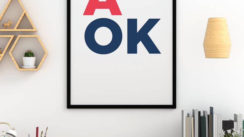 A Ok print