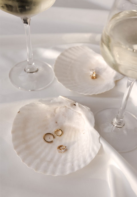 Gold Earrings from Cartilage Cartel