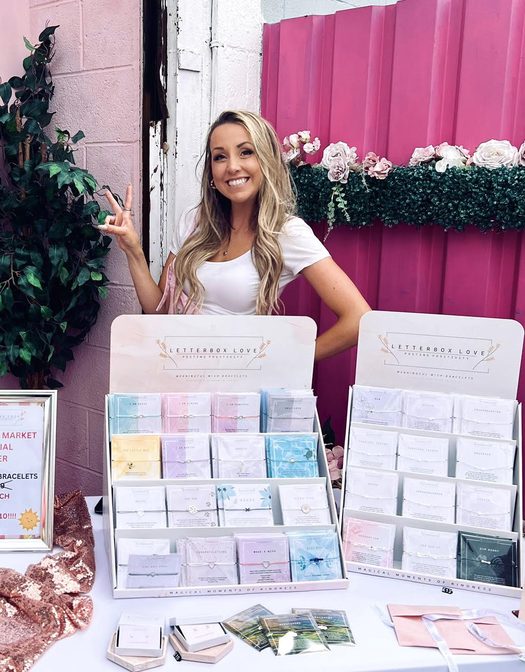 Kerry at a local small business market