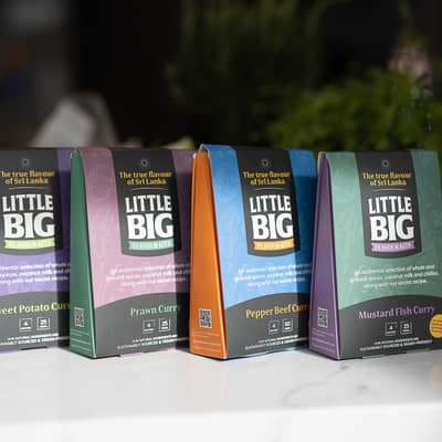 Little big flavour kit packaging, Kraft brown envelops