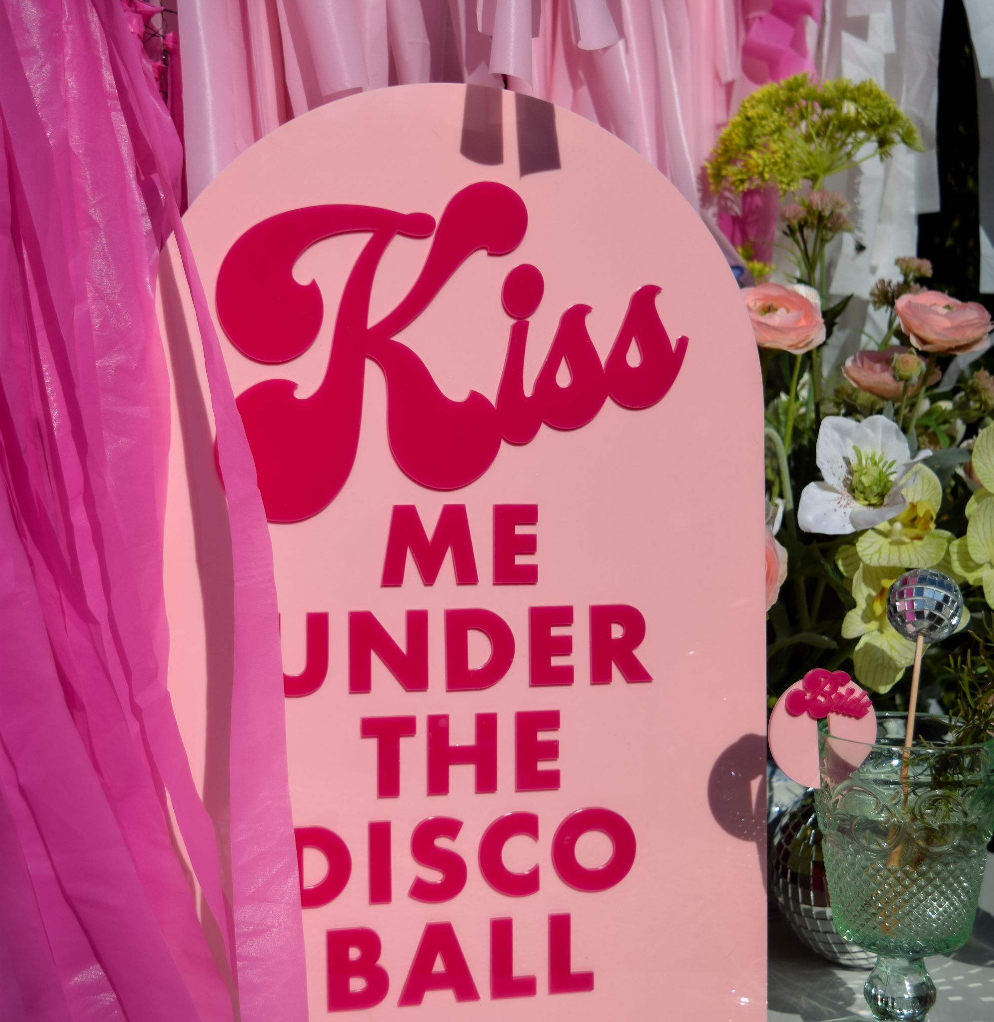 All Her Glory Wedding and Party Decor