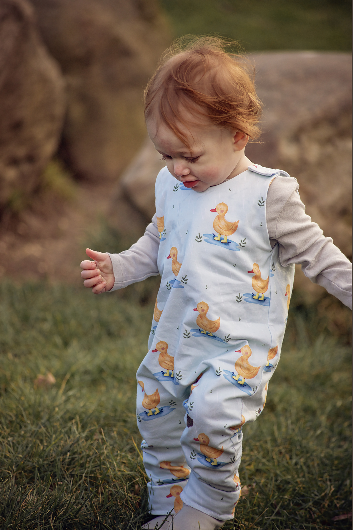 Ducks in the Rain Romper