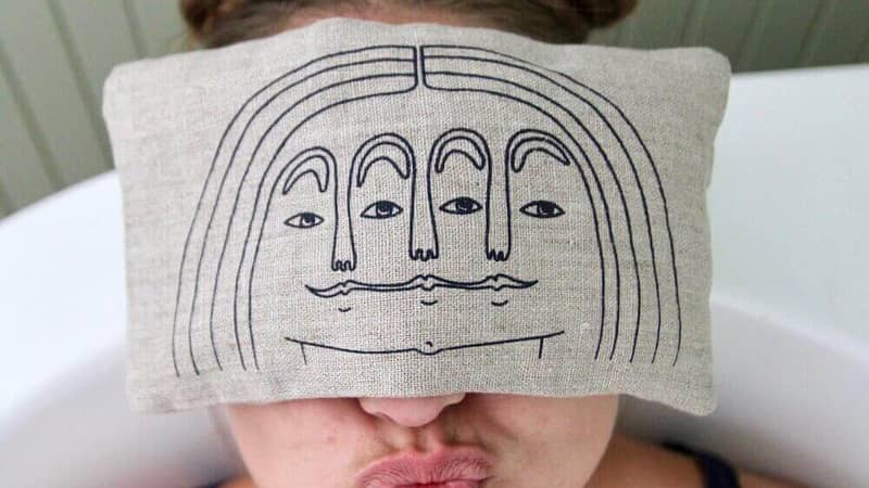 eye pillow face