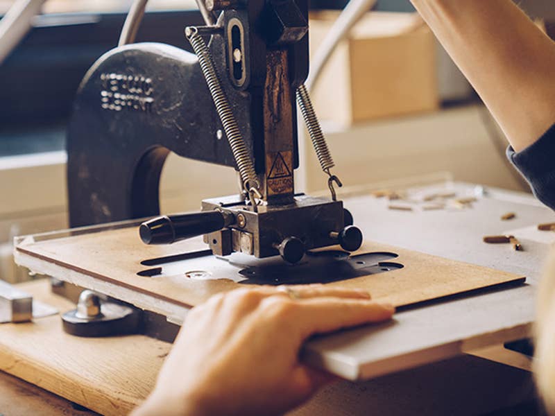 Personalised Photo Brass Block