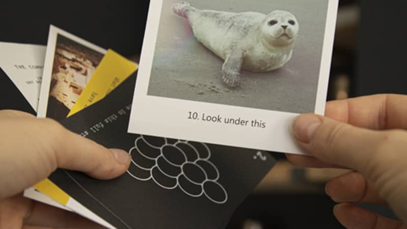 The Enigmagram puzzle in the post escape room game