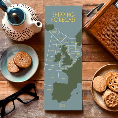 Shipping Forecast Map