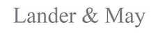 Lander & May logo
