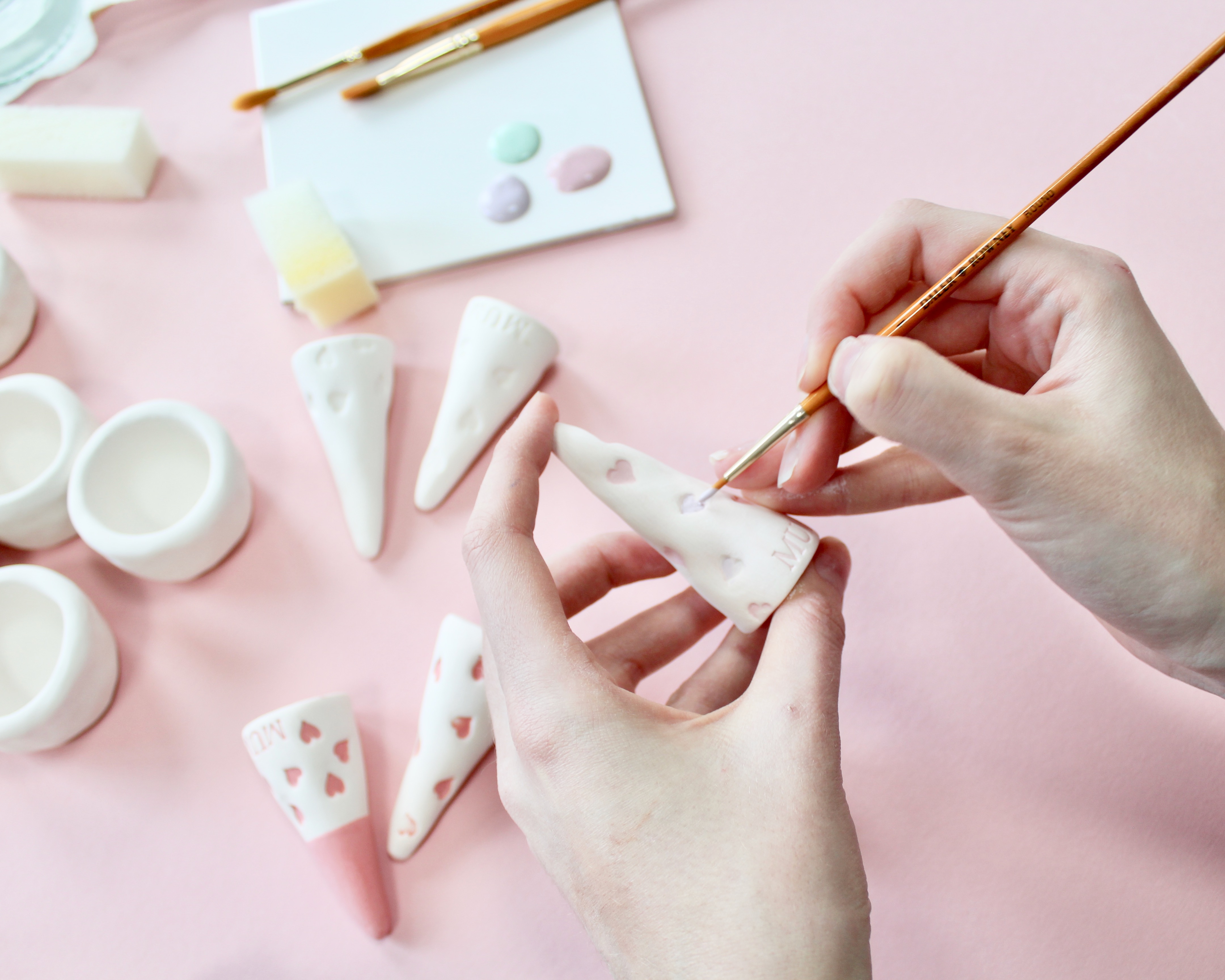 Hand painted ceramics