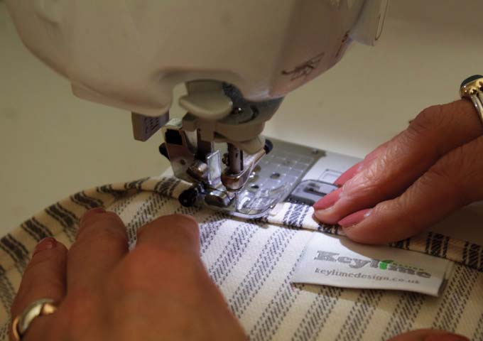 Everything handmade in the Bath sewing room