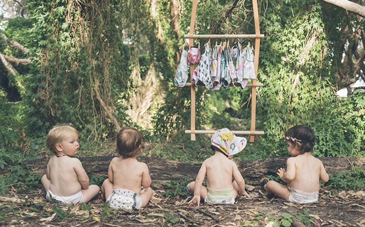 Mini models, preparing for the shoot