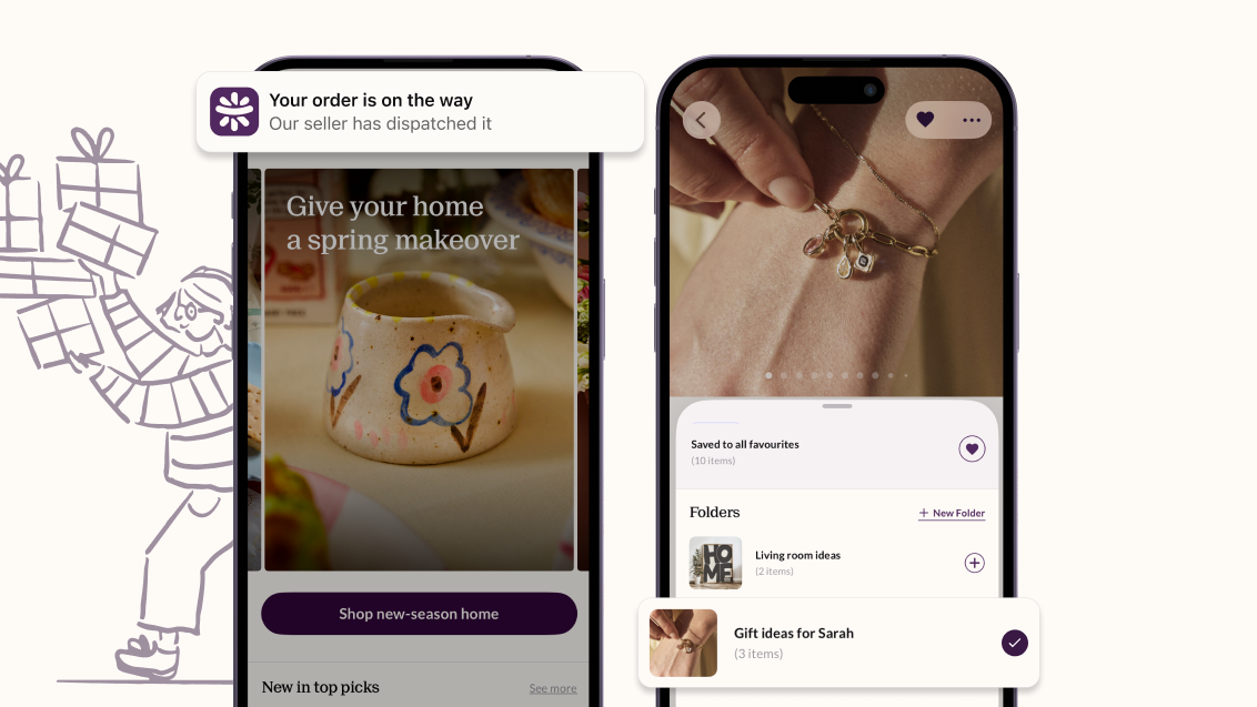 Not On The Highstreet mobile app