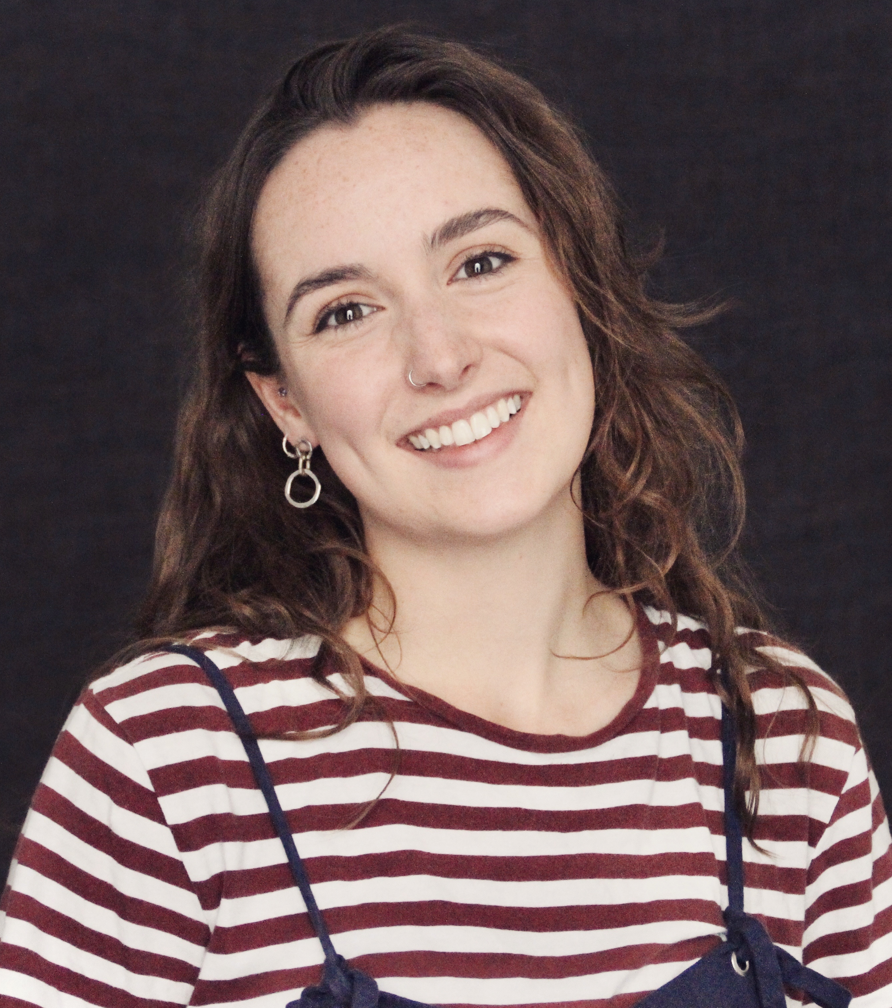 Unalome yoga silver drop earrings 