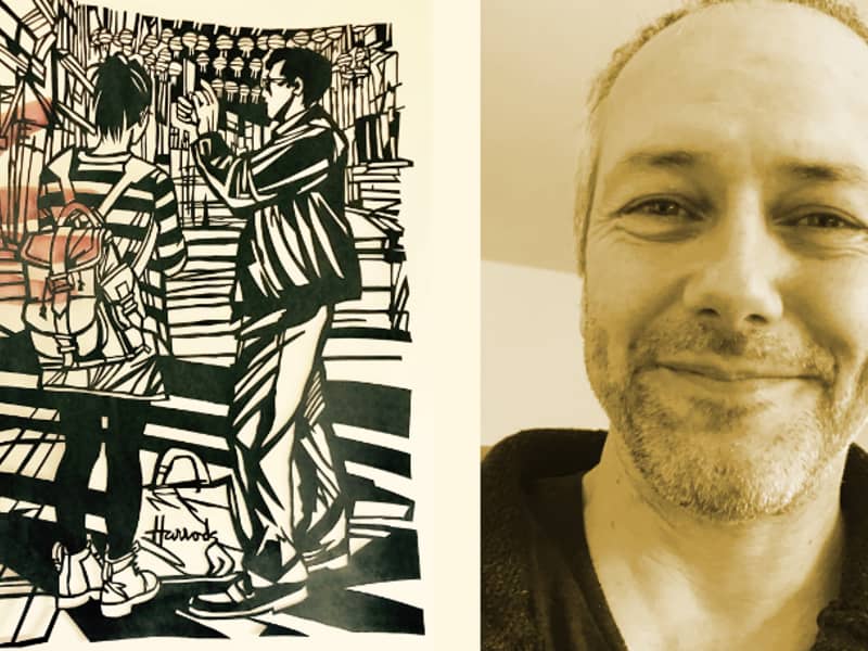 Holding the papercut + Darin