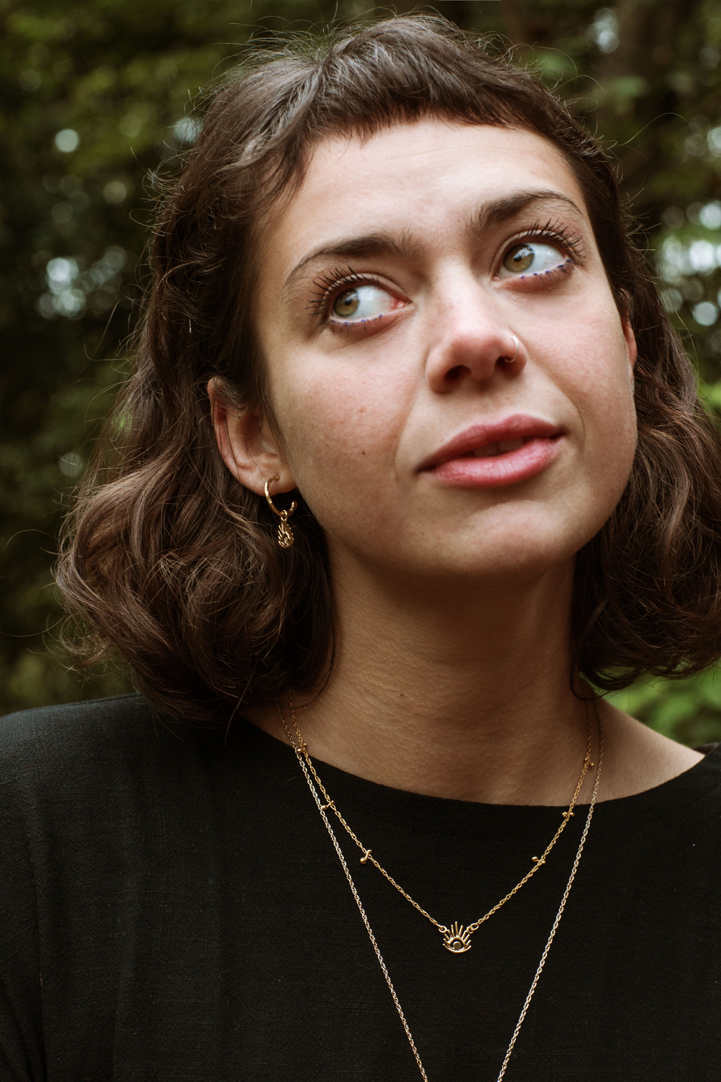 Textured Loop Earrings