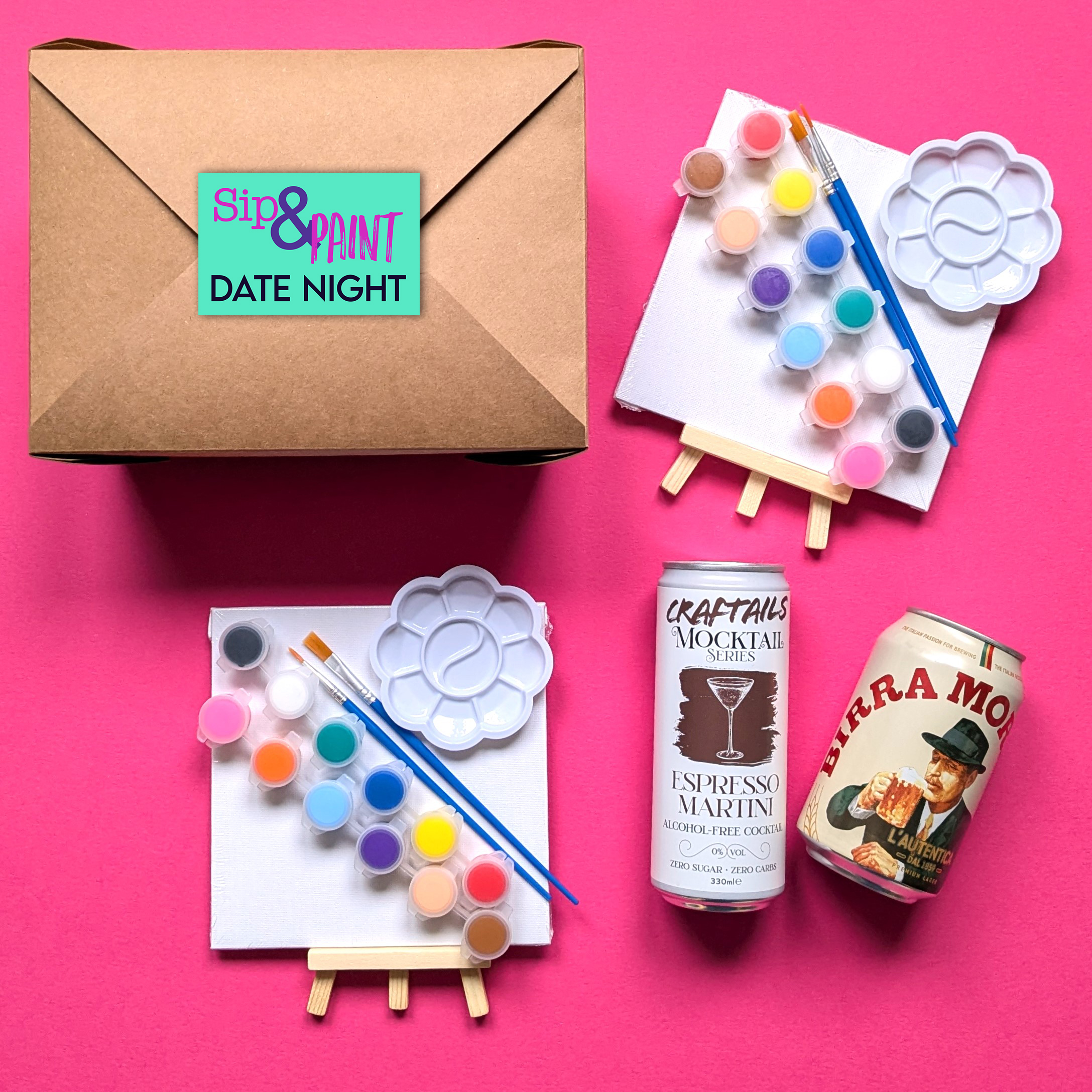 Sip & Paint Kit