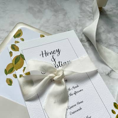 Lemons Wedding Invitation
