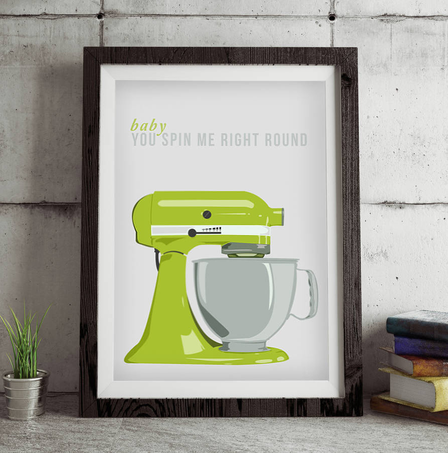 Kitchen Mixer Print