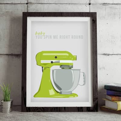 Kitchen Mixer Print