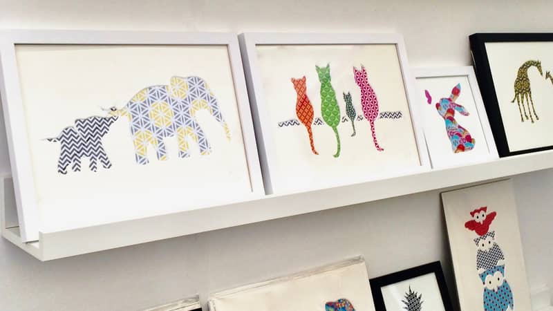A selection of my best selling cut-out mount designs
