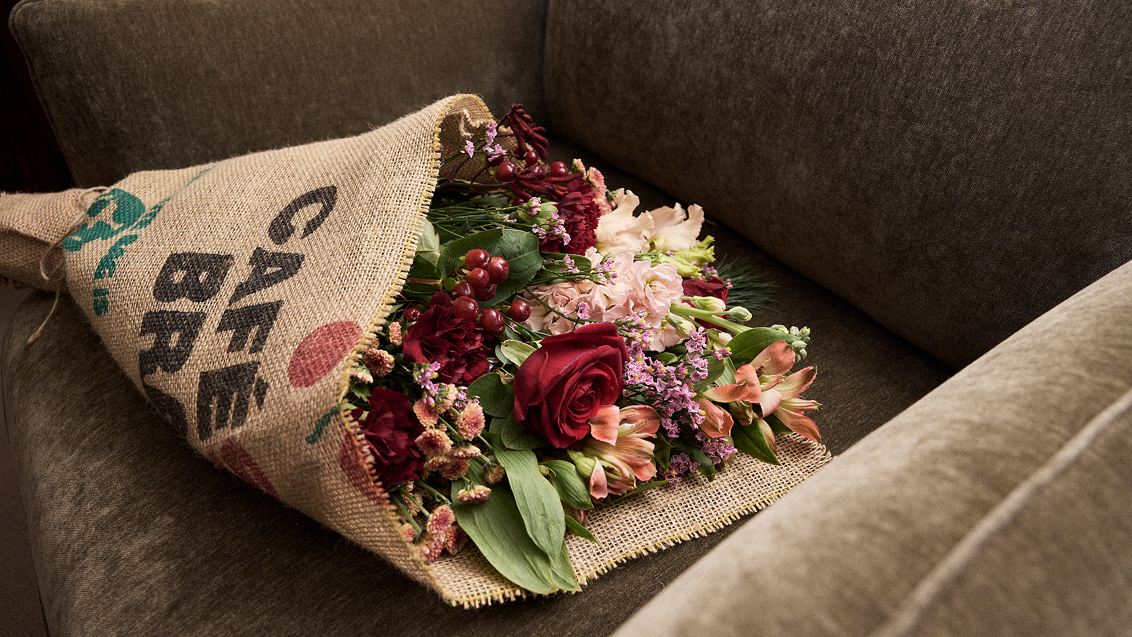 seasonal flower bouquet 