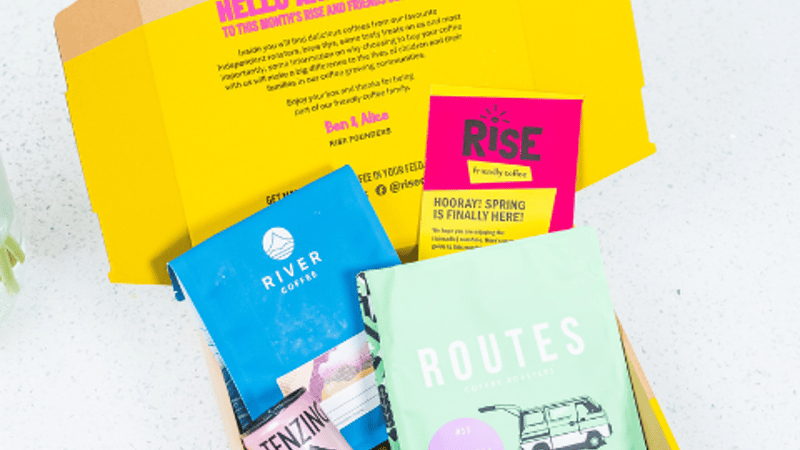 RISE coffee gift box