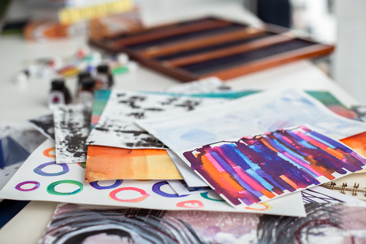 KathKath Studio sketching and painting