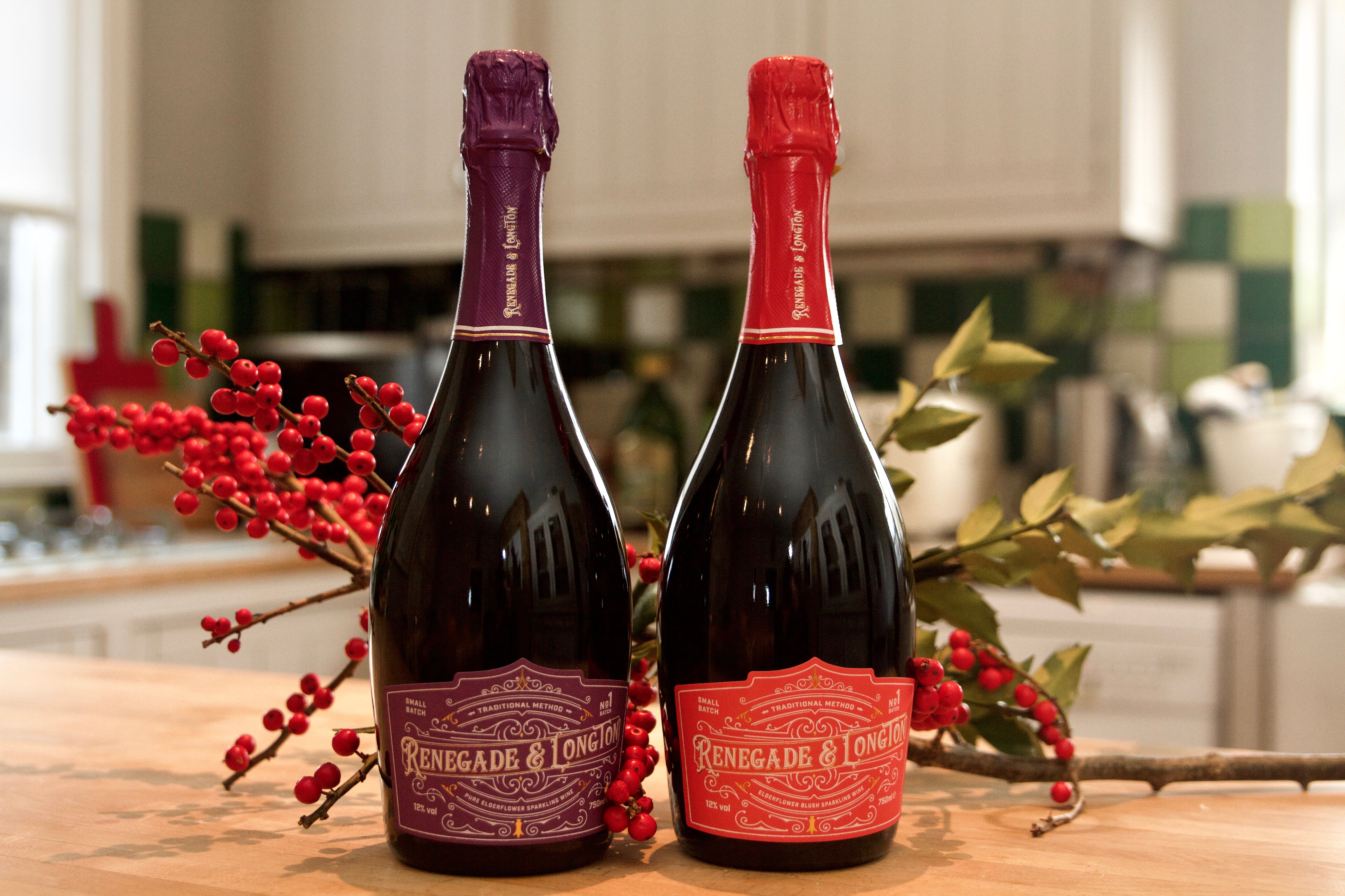 Both new bottles, pure and blush