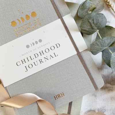 Personalised Month of Sundays Journal