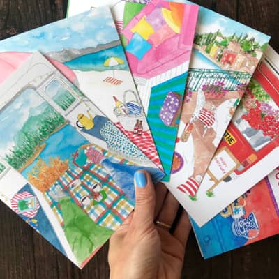 summer greeting cards