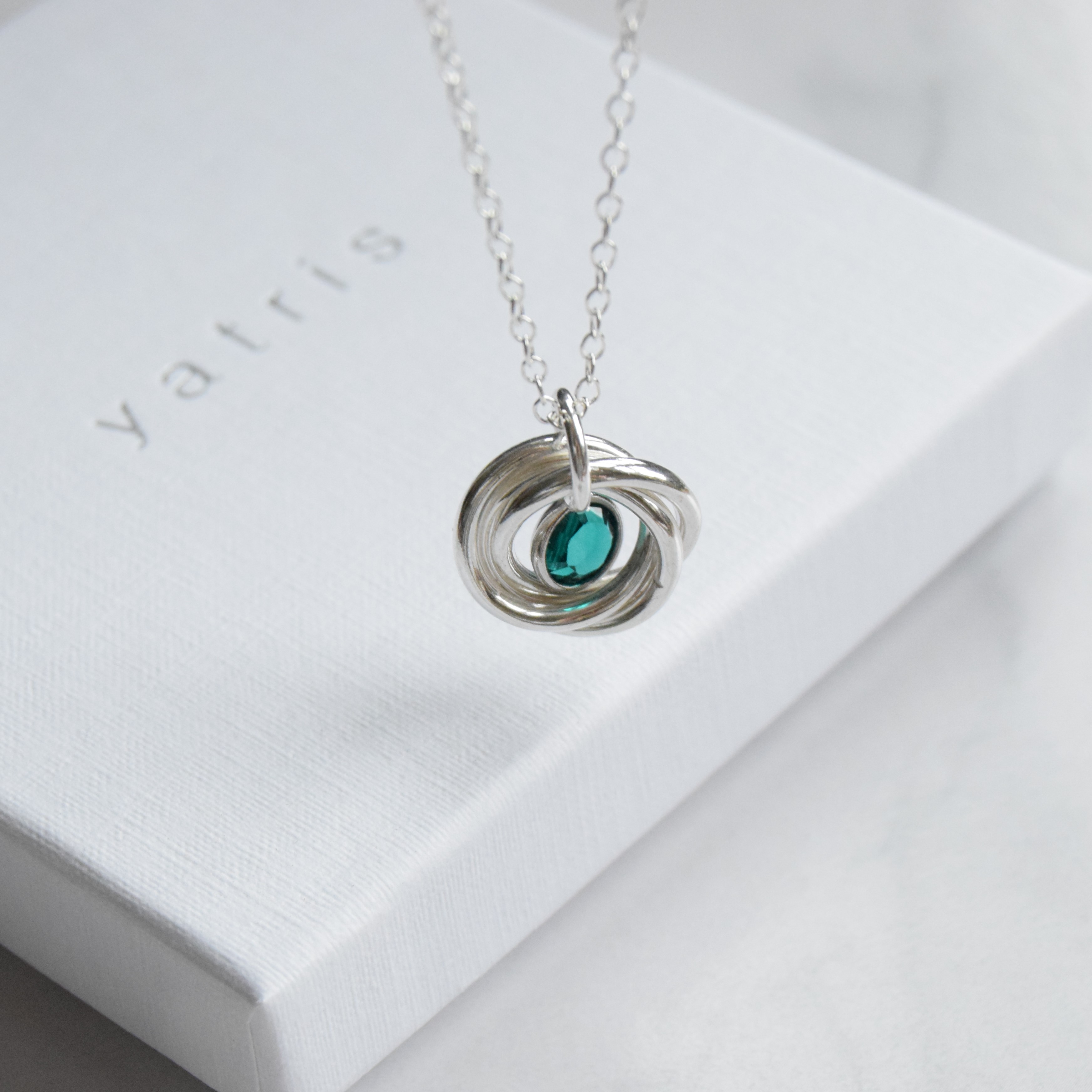 Infinity Birthstone Necklace