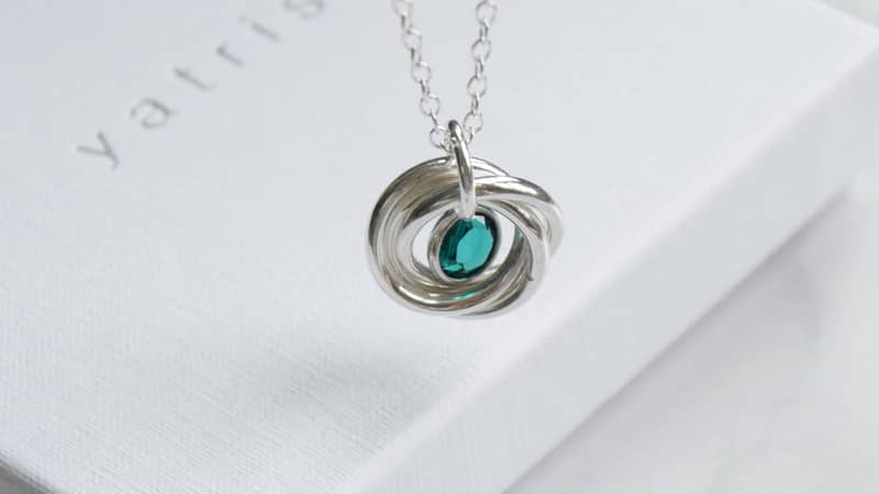 Infinity Birthstone Necklace