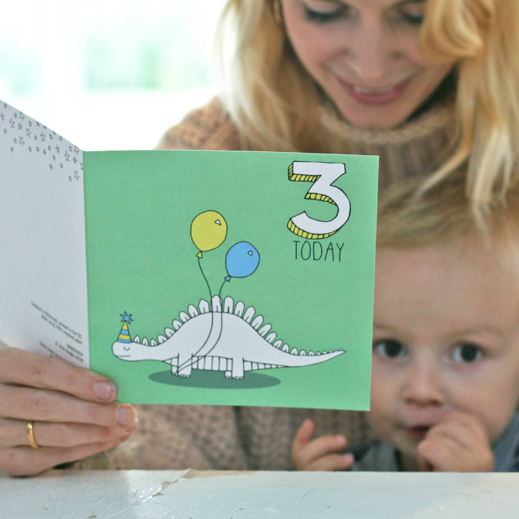 Dinosaur Birthday Card