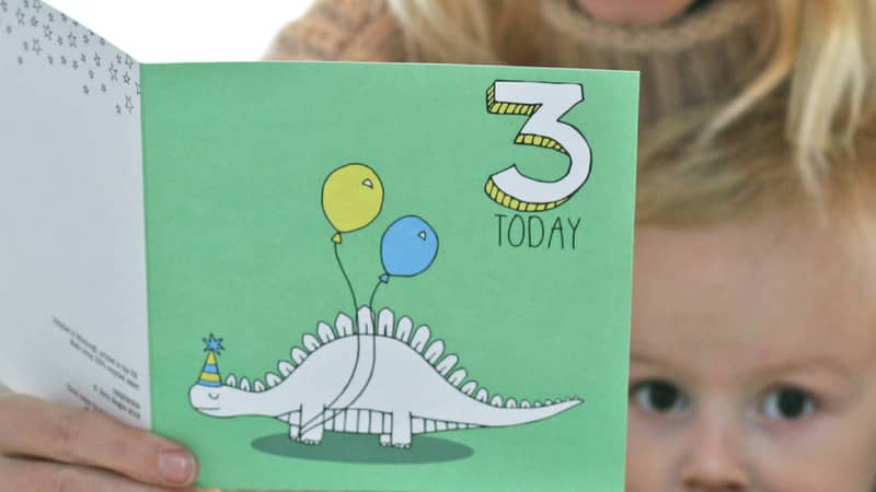 Dinosaur Birthday Card