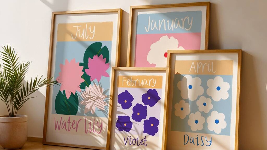birth flower gifts banner
