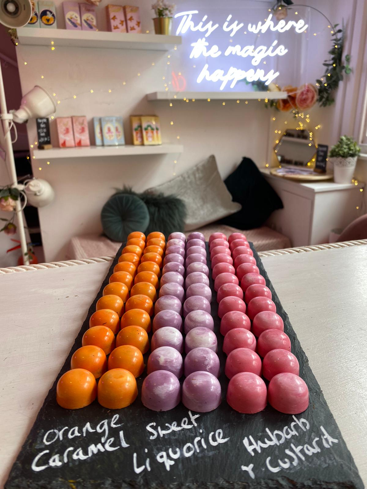 Our handpainted bonbons