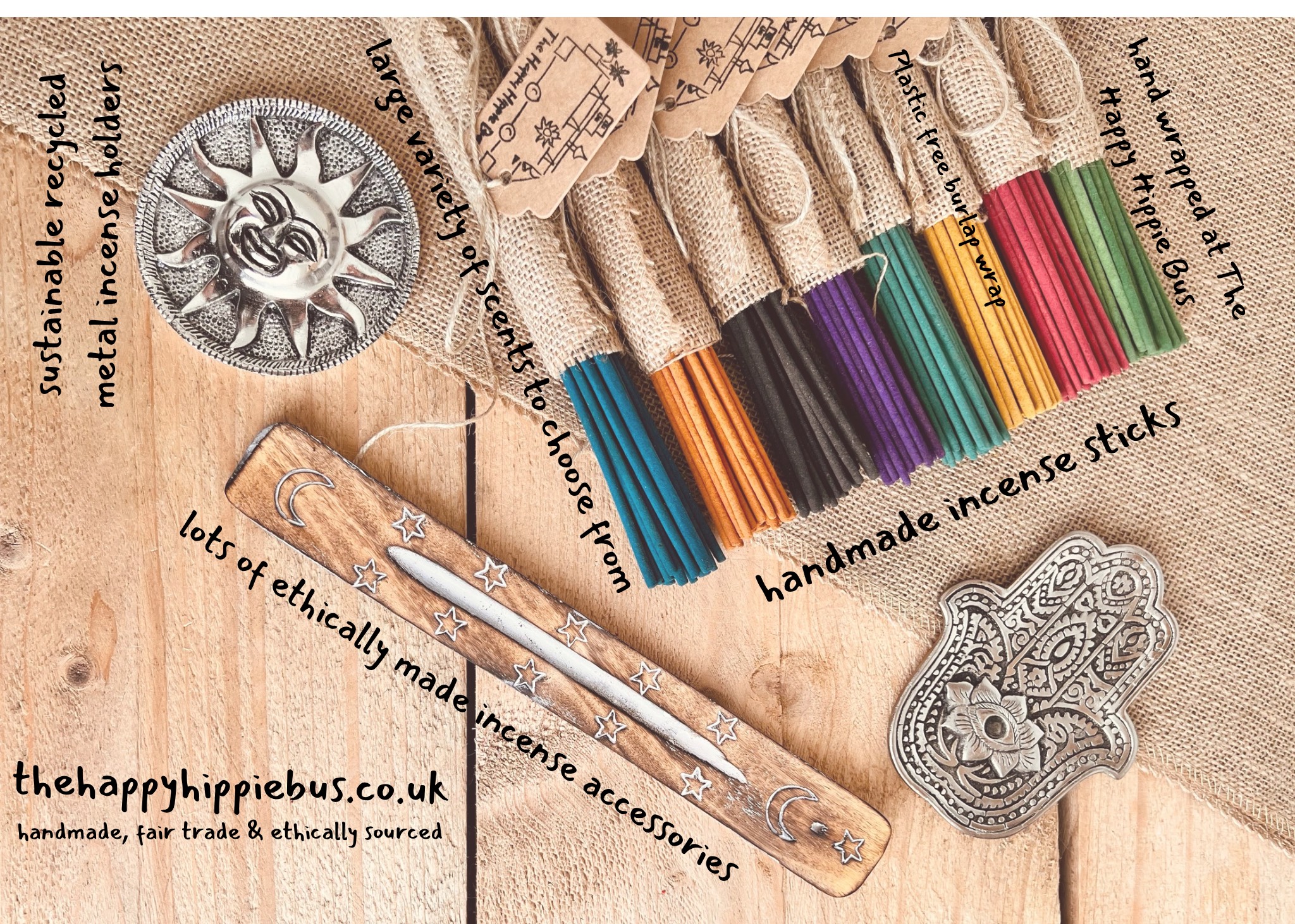 Handmade Indian Incense Sticks Plastic Free