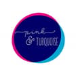 Pink and Turquoise logo