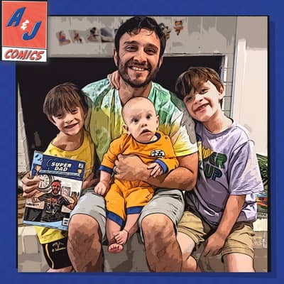 The Father's Day comics with the Garton clan