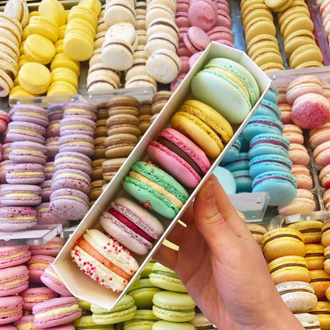Multi-coloured Mixed Macarons
