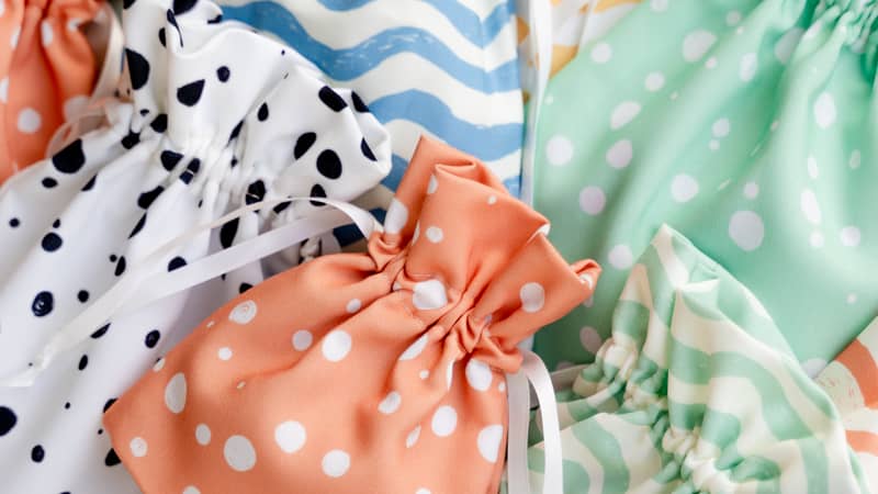 Fabric gift bags